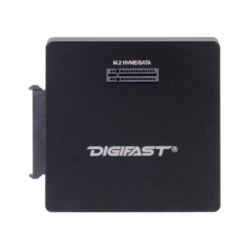 Digifast DX3 M.2 SSD/2.5″ SATA SSD Docking Base Ultra High Speed Read and Write – Black