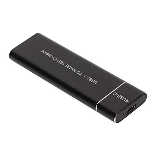 M.2 NVMe SSD Enclosure, USB3.1 SSD Enclosure Ultrathin Fast Transfer Type C Interface for PC