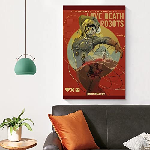 Love Death & Robots Season Poster TV Poster Movie Poster Wall Poster (1) Canvas Painting Wall Art Poster for Bedroom Living Room Decor 24x36inch(60x90cm) Unframe-Style | The Storepaperoomates Retail Market - Fast Affordable Shopping