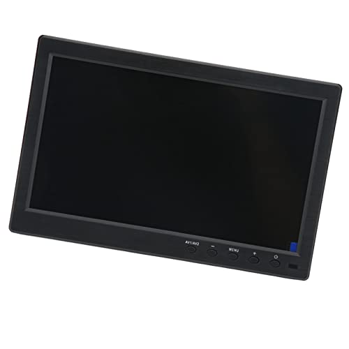 Okuyonic Portable LCD Display Monitor, AC 100-240V 1280×800 LED Regulable Brightness Small High Definition Monitor for Room for Car
