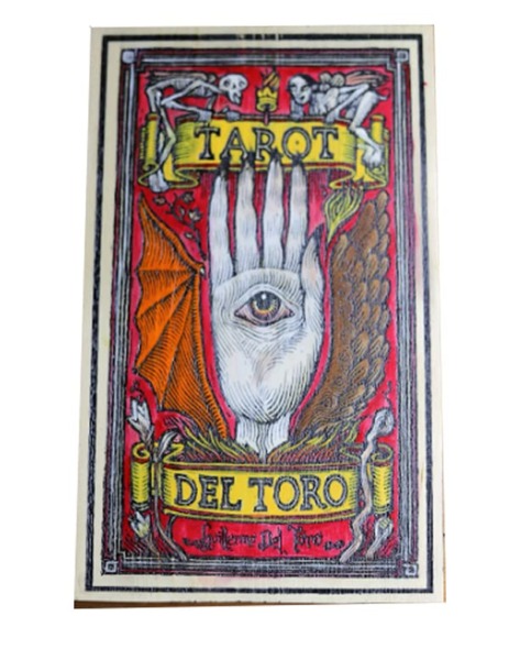Engraved Guillermo Del Toro Tarot Card wall hanging picture