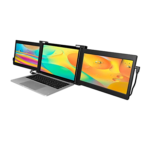 Yoidesu Portable Monitor for Laptop, 13.3”Full HD IPS Display, Dual Triple Monitor Screen, Work with 13.3”-16.5” Laptop, PC, Mobile Phone, for PS3/for PS4, for Xbox One, for Wii, etc (Black) | The Storepaperoomates Retail Market - Fast Affordable Shopping