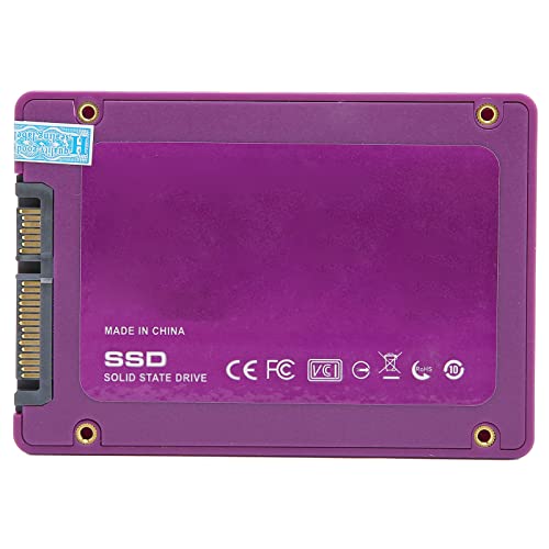 Shanrya SSD, 300 to 500 MS SingleLevel Cell Cache Technology Shock Resistant 2.5inch SATA3.0 SSD for Laptop to Desktop for