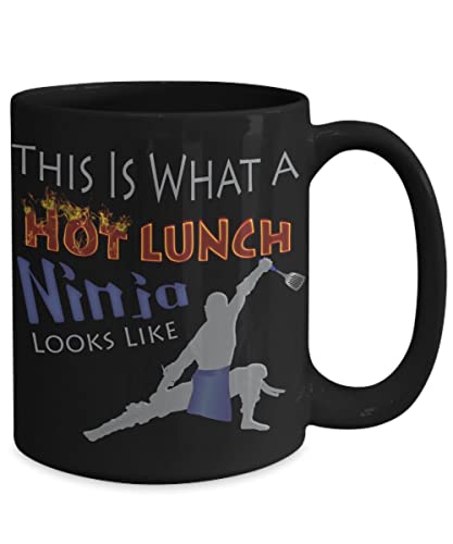 Hot Lunch Ninja Coffee Mug – Lunch Lady – Back To School – Food Service – Lunch Lady Gifts5769132