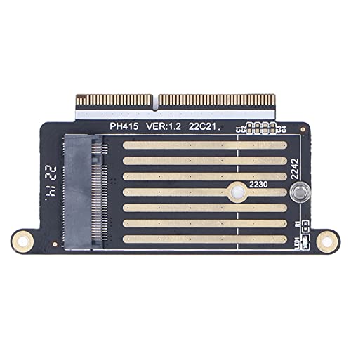 Gaeirt SSD Convert Card, Replace Accessories Easy Install Wide Applicability M.2 NVME Riser Card for Notebook Computer