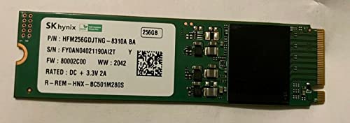 SK Hynix 256GB PCIe NVMe M.2 2280 SSD Internal Solid State Drive HFM256GDJTNG-8310A OEM Package