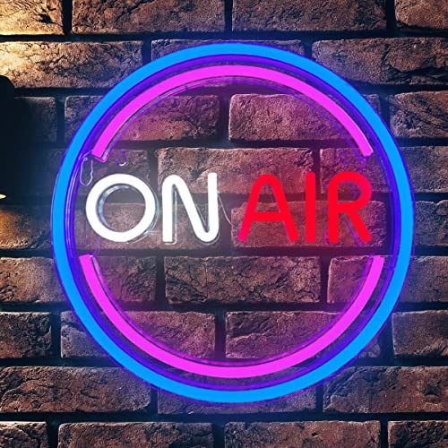 Moweek On Air Led Signs Led Neon Signs Wall Decor For influencers Podcasts,live streams,Stadios,Nightclub, Man Cave