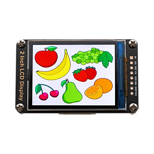 xicoolee 2inch LCD IPS Screen Display Module,Support 262K Colors, 240×320 Resolution Internal ST7789V Driver, Adopting 4-Wire SPI Interface, LCD Monitor