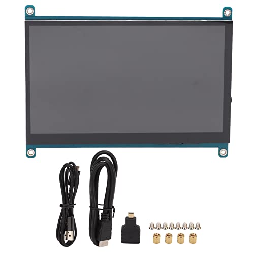 Capacitive Touch Screen Mini PC Monitor 7in Monitor for Raspberry Pi 1024 x 600 Dots Five Point Capacitive Touch(ICP-TN)