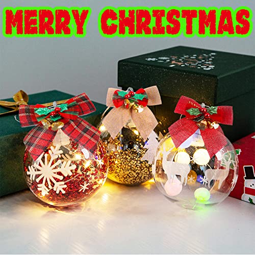 24 Pack Clear Christmas Ornaments Ball,70mm Clear Plastic Fillable Ornaments Balls,Craft Plastic Ball Ornament for DIY Craft,Christmas,Wedding,Party,Home Decor | The Storepaperoomates Retail Market - Fast Affordable Shopping