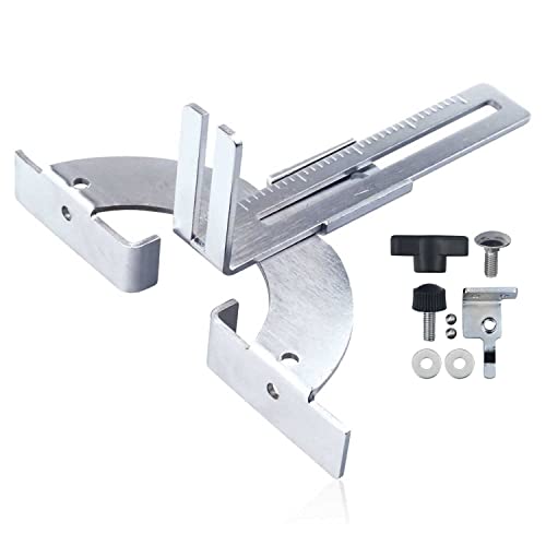 PR102 Palm Router Edge Guide for Bosch GKF125CE, PR10E and PR20EVS Palm Routers’ PR001 and PR101 Fixed Bases – Included Mounting Hardware, Allows Adjustment up to 3-5 8 in.