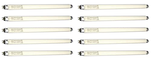 (10 Lamps) GE 28175-5108WW Miniature Fluorescent T5 Lamp, Aircraft, Low Voltage, 12 inches, 8 watts