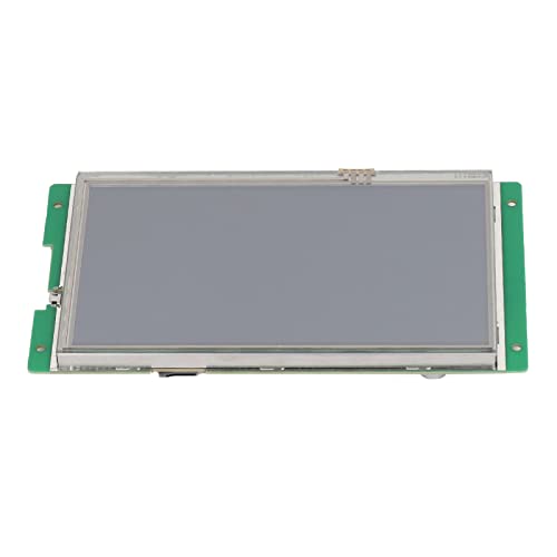 Serial Touch Screen, 4 Wire Industrial LCD Screen LED Backlight Power Off Data Saving DC 24V with 2 USB2.0 Ports for DIY Electronic Equipment