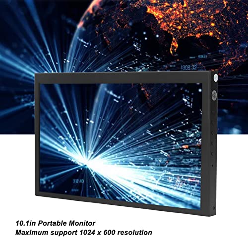 LCD IPS Screen Monitor, HD Multimedia Interface Multifunctional Built in Speaker 10.1in Monitor for Industrial Equipments Capacitive Touchscreen | The Storepaperoomates Retail Market - Fast Affordable Shopping