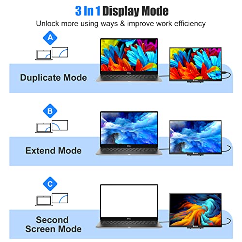 Eyoyo Portable Monitor for Laptop, 10.5 Inch Small Monitor 1920×1280 USB C Computer Display Travel Monitor with HDMI, External Monitor for PC Phone Xbox Switch PS4, 178° IPS Screen, Plug and Play | The Storepaperoomates Retail Market - Fast Affordable Shopping