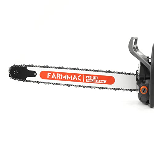 FARMMAC 24 Inch Chainsaw Guide Bar & Chain Combo Alloy Chainsaw Bar, 3/8″ Pitch .058″ Gauge, 84 Drive Link, Full Chisel Chain, Fit for Husqvarna Echo Shindaiwa Poulan Partner Dolmar Efco Jonsered | The Storepaperoomates Retail Market - Fast Affordable Shopping