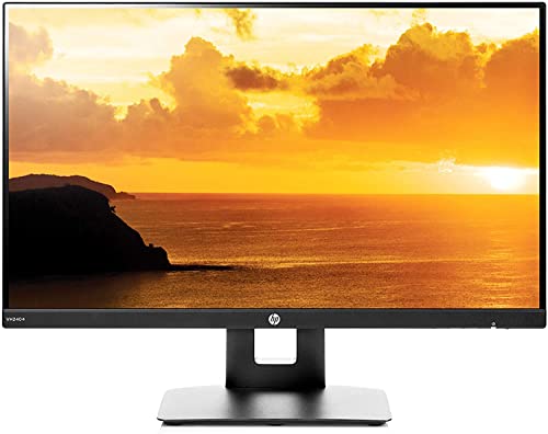 HP VH240a 23.8-Inch Full HD Computer Monitor with IPS Display (1920 x 1080)- Built-in Speakers and VESA Mounting – HDMI & VGA Ports (1KL30AA) – Black