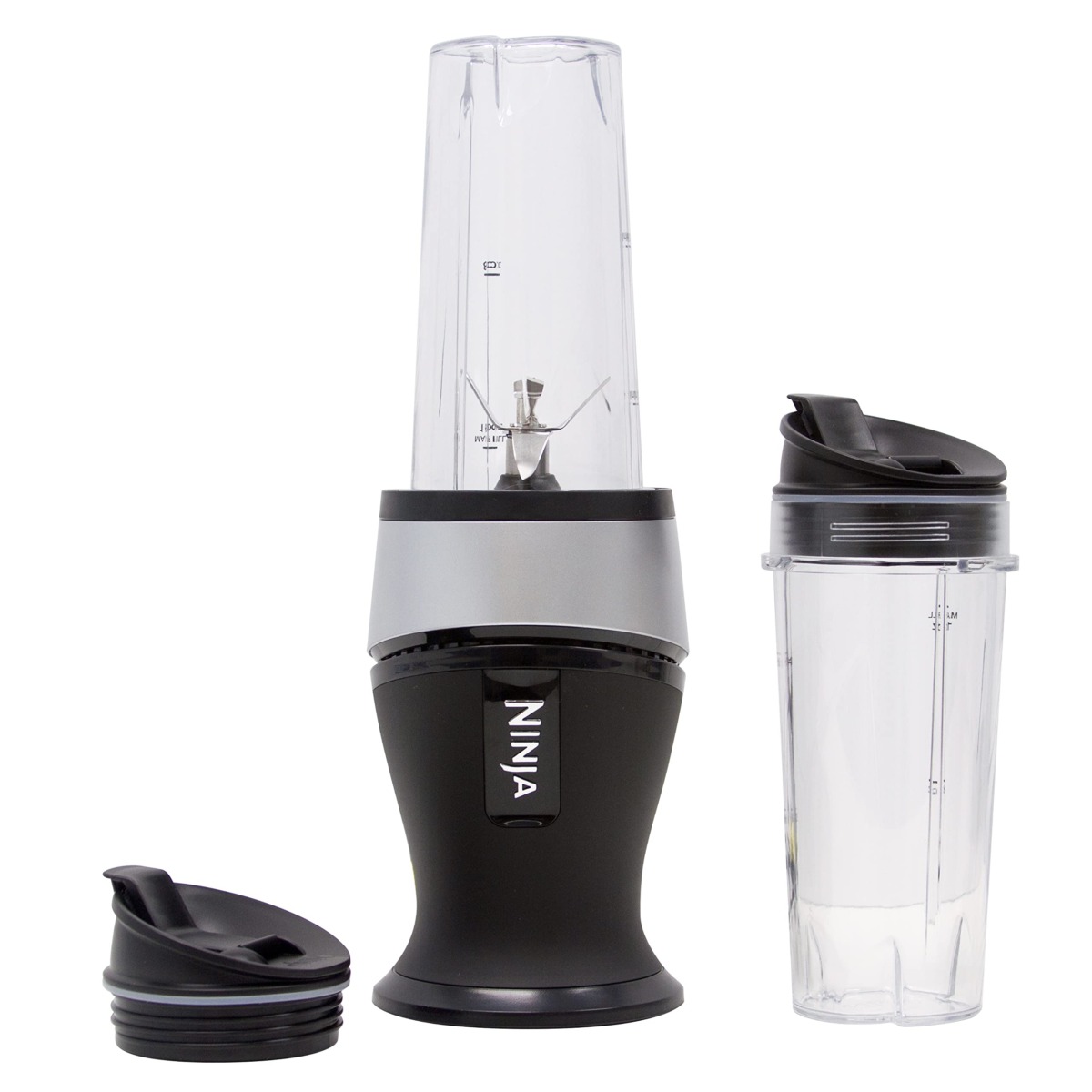 Ninja QB3001SS Ninja Fit Compact Personal Blender, for Shakes, Smoothies, Food Prep, and Frozen Blending, 700-Watt Base and (2) 16-oz. Cups & Spout Lids, Black | The Storepaperoomates Retail Market - Fast Affordable Shopping