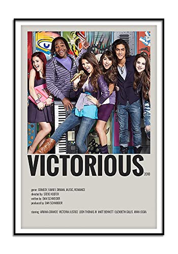 Victorious Poster Canvas Wall Art Movie Poster Decor Office Bedroom Study Living Room Recreation Club Posters Gifts 16X24inch