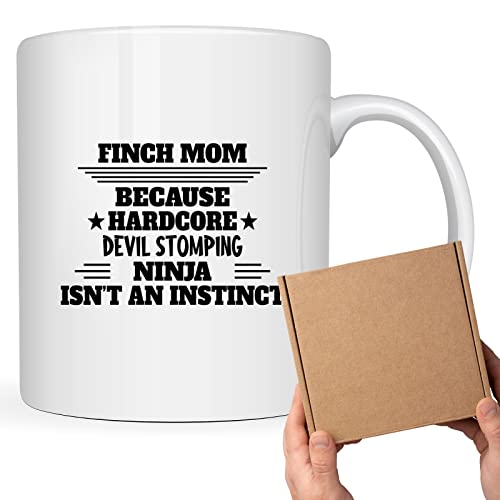 Coffee Mug Finch Mom Because Devil Stomping Ninja Isn’t a , Funny 710280