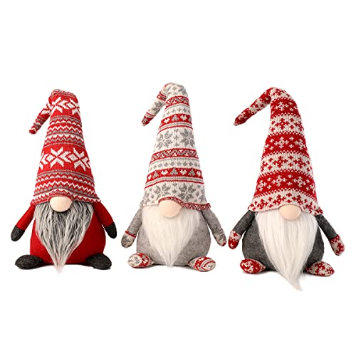 TONGXIN Christmas Gnomes Decorations Indoor Home Decor, Gnomes Christmas Decorations,Handmade Swedish Tomte/ 3 Pack – 18 Inches Large Gnomes | The Storepaperoomates Retail Market - Fast Affordable Shopping
