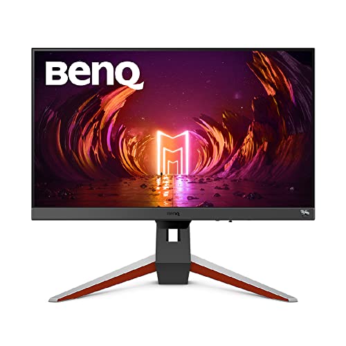 BenQ Mobiuz EX240 24 Inch 1080P FHD IPS 165Hz Gaming Computer Monitor with Gaming Color Optimizer, Freesync Premium, Built-in Speakers, Height Adjustable, 99% sRGB and Brightness Intelligence Plus