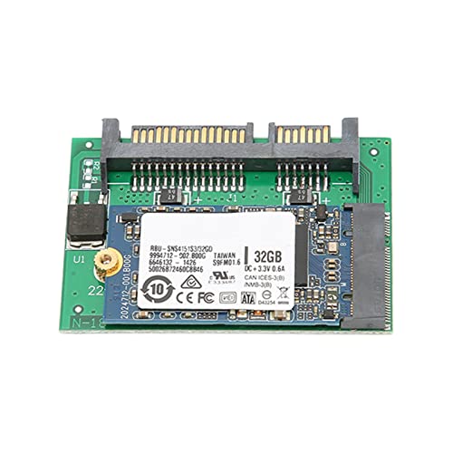 EATC M.2 SSD, Plug and Play PCB Adapter M.2 SSD 2 in 1 for Office for Home 32GB