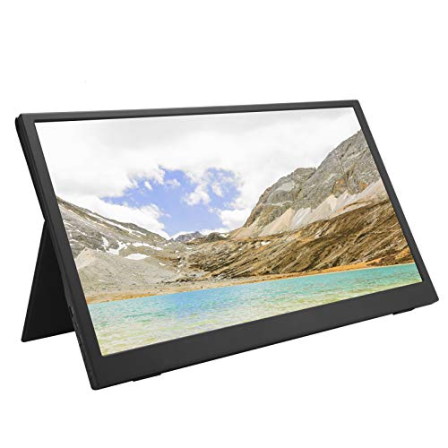 Portable Monitor, 15.6in 1080P IPS Portable Laptop Monitor USB C HDMI Gaming Monitor, Split Screen Processing, External HDR Computer Display for Game Playing, Entertainment