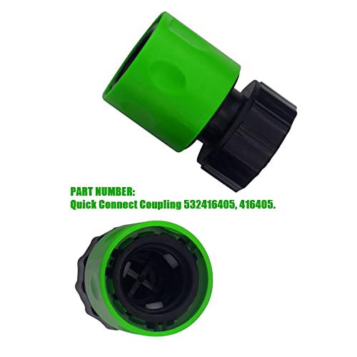 Fennoral 2 Pack 532416405 Washout Port Quick Connect Coupling for H-usqvarna Poulan Riding mowers, Replacement Part Number is 416405 for 2354GXLS Z54R etc. | The Storepaperoomates Retail Market - Fast Affordable Shopping