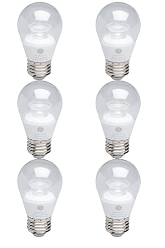 (6 Bulbs) GE 34051 LED A15, 4 watt, 300 Lumen, 2700K