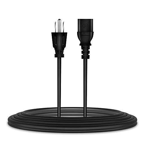 kybate 6ft UL AC Power Cable for Viewsonic VA2456-MHD 23.8″ Full HD LED LCD Monitor PSU