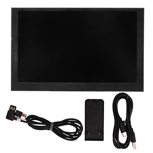 5in Monitor Combination Set Multi Theme Computer Monitor IPS Full Viewing Angle USB Interface Display Screen for Mini Chassis(Black)