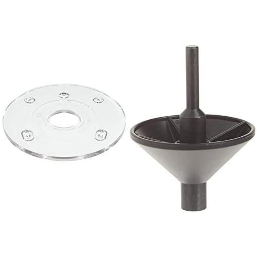 BOSCH PR110 Palm Router Subbase for RA Threaded Templet Guides&BOSCH RA1151 Router Subbase Centering Pin and Cone