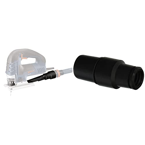 BOSCH JA1007 Dust Collection Kit for JS470E-Series Jig Saws, Black&BOSCH VAC024 Vacuum Hose Adapter