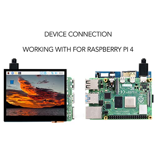 Yoidesu HDMI Capacitive Touch Screen, 3.5 Inch LCD IPS Display Monitor for RasPi, 640×480 5 Points Touch with Earphone Jack, for Raspberry Pi for Win11/10/8.1/8/7 | The Storepaperoomates Retail Market - Fast Affordable Shopping