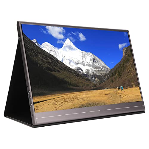 Computer Display, 15.6 Inch FHD Type C Computer Monitor, Eye Care Gaming Screen Built in Speakers, for PS Series, for X Box Series, and for SWITH Series(GSN56TB)