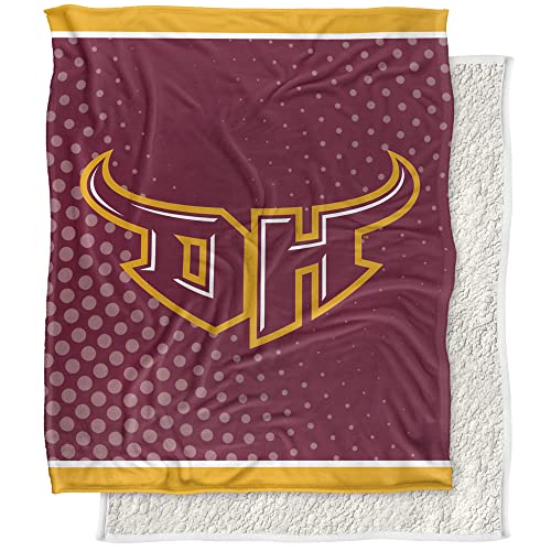 California State University, Dominguez Hills Toros Blanket, 50″x60″ Logo Dots, Silky Touch Sherpa Back Super Soft Throw Blanket