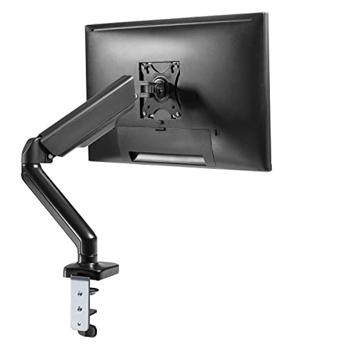 Stellar Mounts Spring LCD Monitor Arm with USB and Multimedia Ports for: ViewSonic Omni VX2768-PC-MHD 27 Inch Curved 1080p 1ms 165Hz Gaming Monitor with FreeSync Premium, Eye Care