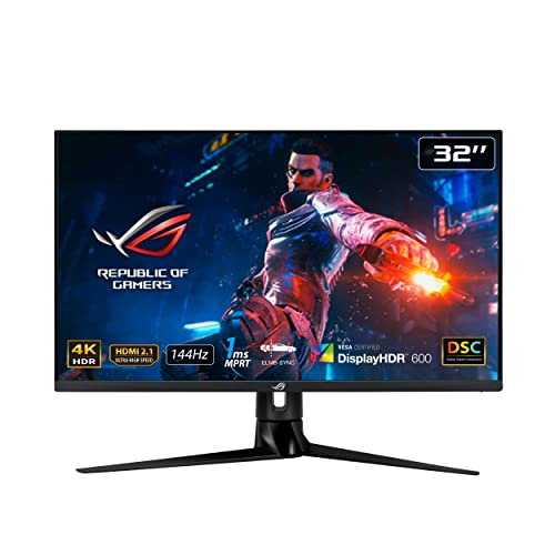 ASUS ROG Swift PG32UQR 32” 4K HDR 144Hz DSC HDMI 2.1 Gaming Monitor – UHD (3840 x 2160), IPS, 1ms, G-SYNC Compatible, Extreme Low Motion Blur Sync, Eye Care, DisplayPort, USB, DisplayHDR 600 | The Storepaperoomates Retail Market - Fast Affordable Shopping