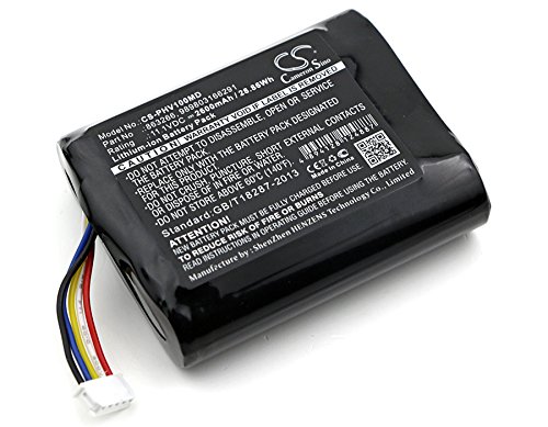 GYMSO Battery Replacement for 453564243501, 863266, 989803166291, 989803174881 moniteur Portable SureSigns VM, Monitor VS1, Monitor VS2 2600mAh