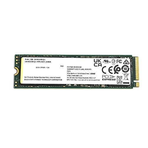 Lite-On SSSTC SSD 2TB CA6 M.2 2280 NVMe PCIe 4.0 Gen4 x4 CA6-8D2048-Q11 YFGP3 0YFGP3 Solid State Drive for Dell HP Lenovo NUC Laptop Desktop PS5 Console