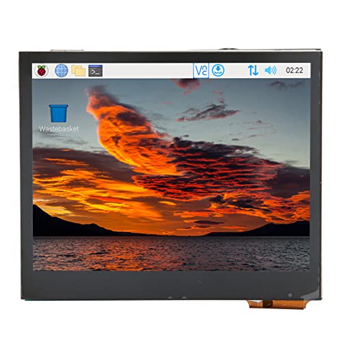 for Raspberry Pi Display Touchscreen, 3.5 Inch HDMI 640×480 Type C LCD Screen Display Monitor, 170° Viewing Angle, for Jetson Nano, for Tinker Board 2. for Win 11/10 /8.1/8 / 7