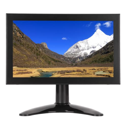 Garsentx Small Monitor, 1280×720 Full View IPS Screen Computer Monitor, with VGA/HDMII/AV/BNC/USB Shockproof Anti Interference for Computers, Monitoring, etc(#1)