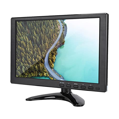 ciciglow 10.1in 1280×800 LCD Monitor, 100-240V 1280×800 HD LCD Monitor Support/VGA/Input (100-240V)(U.S. regulations)