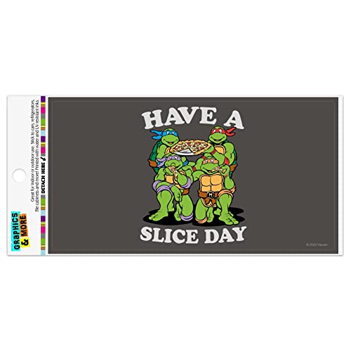 Graphics and More Teenage Mutant Ninja Turtles Have a Slice Day Automotive Car Refrigerator Locker Vinyl Magnet