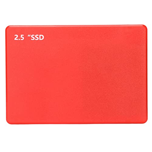 Gaeirt 2.5″ SATA 3 Internal SSD, Solid State Drive 1500G Shock Resistance Protect Internal Data Low Consumption High Performance Hard Drive Speeds of up to 500MB/s[512G-Red]