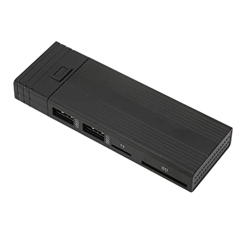 Type C SSD Enclosure, Easy to Use 10Gbps SSD HUB USB C for Game Consoles PS5 for Computers for Tablets(Black)