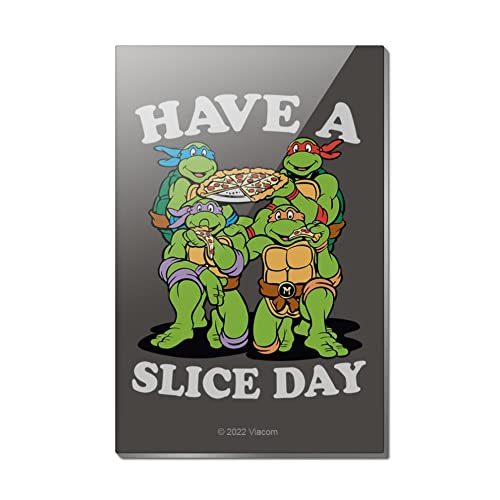 Teenage Mutant Ninja Turtles Have a Slice Day Rectangle Acrylic Fridge Refrigerator Magnet