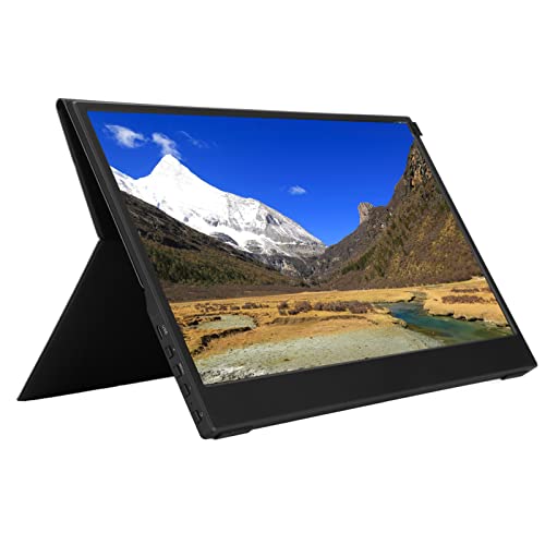 Lazmin112 13.3 Inch Portable Monitor,Full HD 1920×1080 HDR SRGB IPS Gaming Monitor,72% SRGB Color Range,Second External Monitor for Mobile Phone Laptop Computer