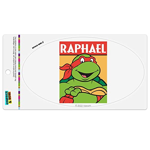 Graphics and More Teenage Mutant Ninja Turtles Raphael Automotive Car Refrigerator Locker Vinyl Euro Oval Magnet